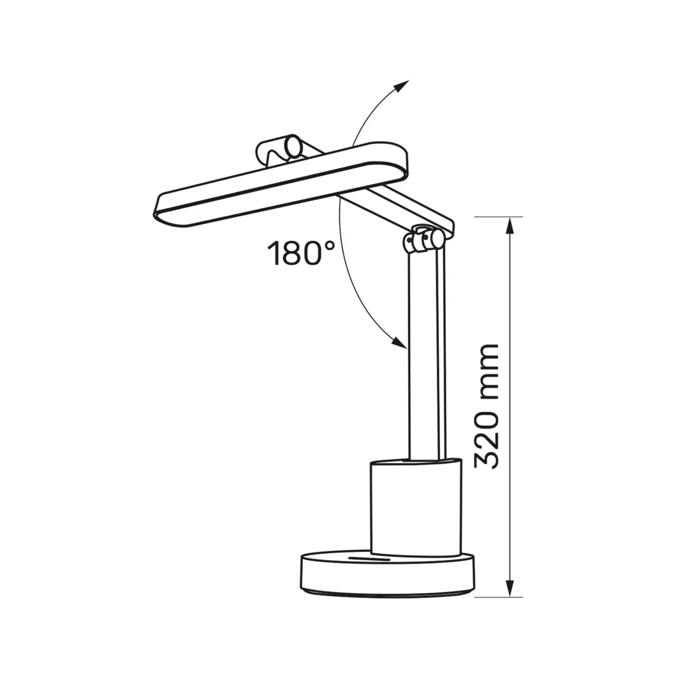 LED лампа настiльна TITANUM TLTF-014W 10W 3000-6000K), зображення 11