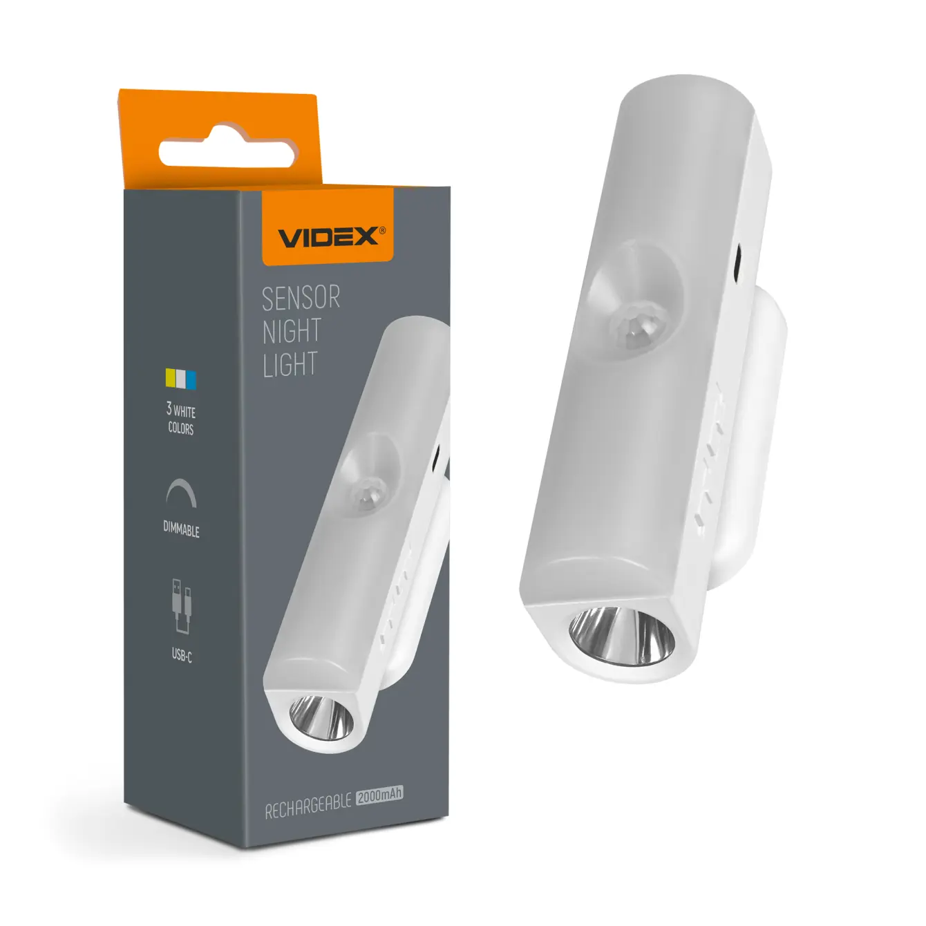 LED світильник акумуляторний з датчиком руху VIDEX VL-NL108W), зображення 10