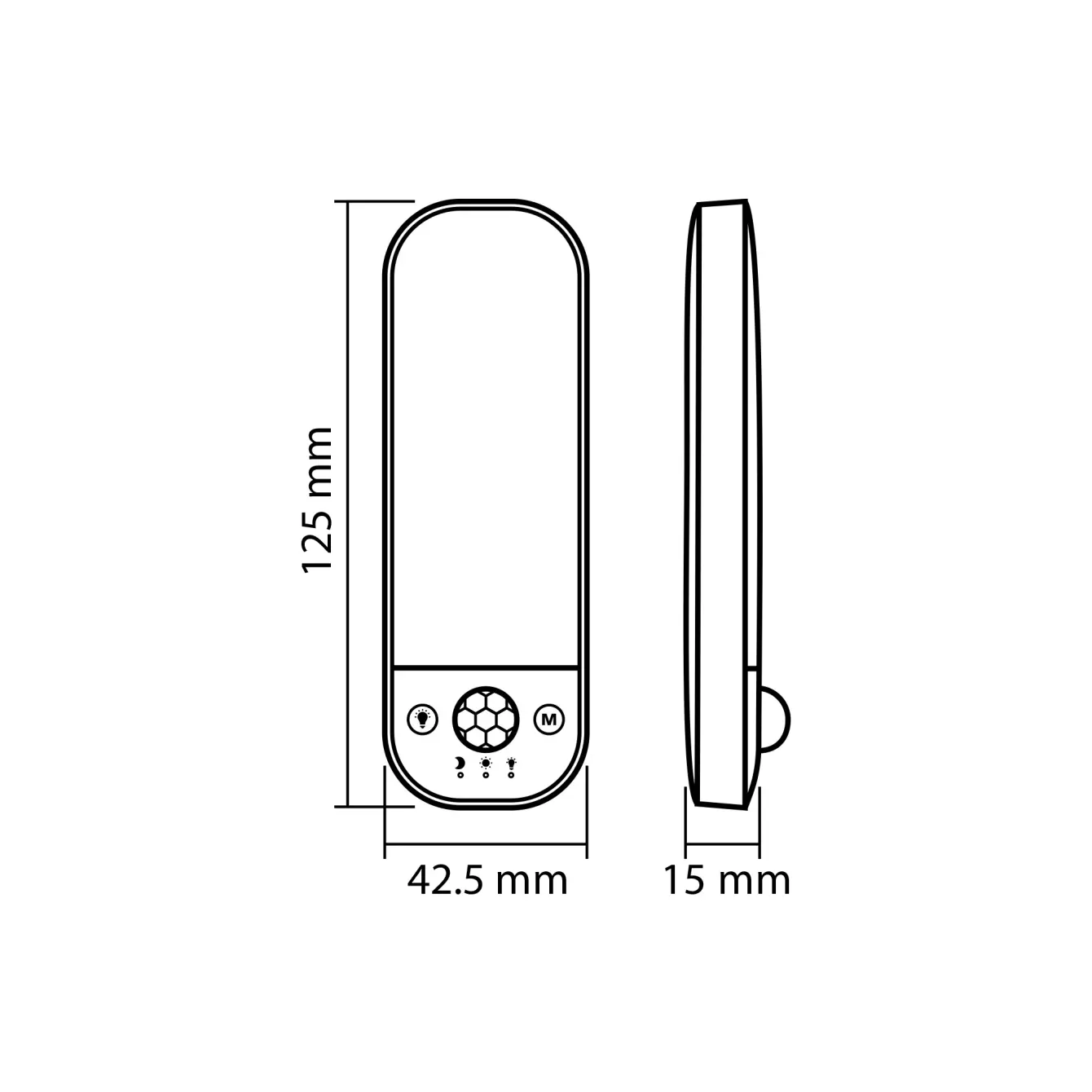 LED світильник акумуляторний з датчиком руху VIDEX VL-NL014W-S), зображення 2