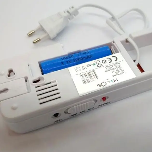 Ліхтар кемпінг лампа БАЗУКА HS-5205 (30 SMD) аварійне освітлення +220Вольт,18650  3реж), зображення 4