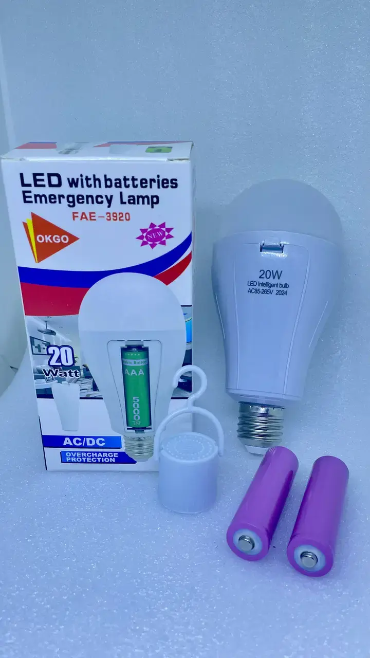 Ліхтар ЛАМПОЧКА FAE-3920LED 20W SMD+2x18650 ), зображення 4