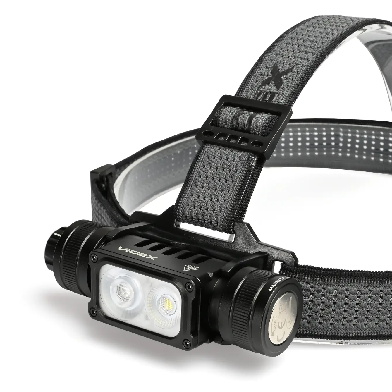 Ліхтар налобний VIDEX VLF-H066A 2000Lm Type-c Li-ion 1х 18650 2200mAh або 2х CR123A, магніт, червоне, біле світло), зображення 13