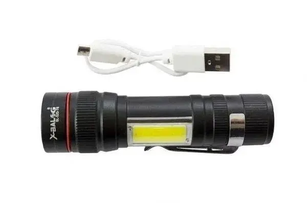 Ліхтар ручний акумуляторний BL-520-T6+COB zoom +microUSB 3 режими ), зображення 4