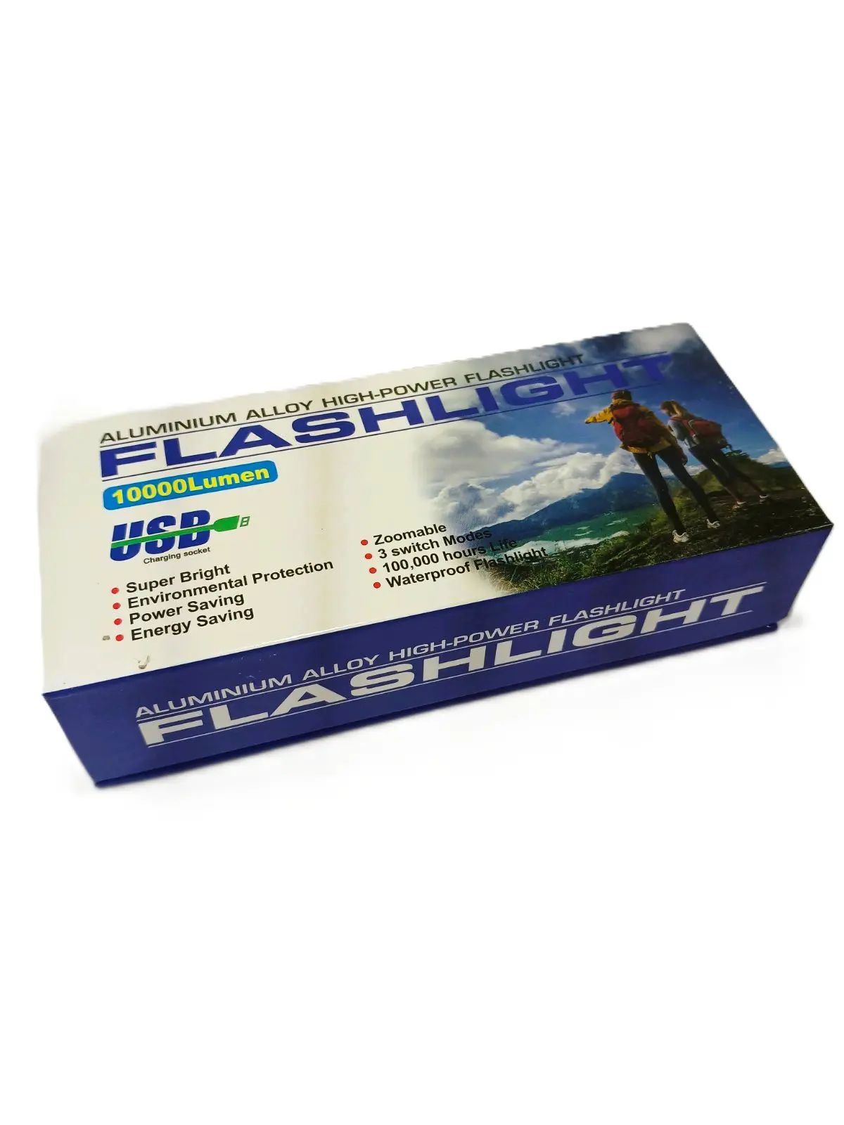 Ліхтар ручний 608-XPE(RED) zoom +microUSB,18650 4 режими з червоним світлом), зображення 3