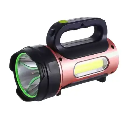 Ліхтар ручний AREXES HEL-T93 30W зарядка micro USB сонячною панеллю червоне світло акумуляторний від батарейки.com.ua
