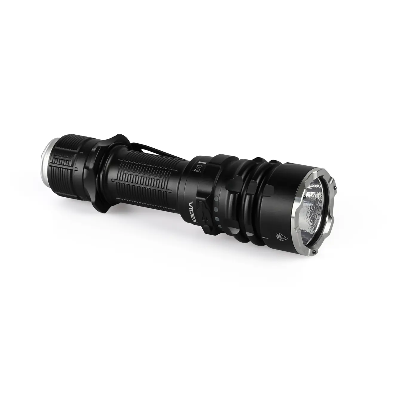 Ліхтар ручний VIDEX VLF-AT265, 2000Lm 6500K, акум Li-ion 21700 або 18650, type-c, IP68, червоний та зелений фільтри), зображення 2 Ліхтар ручний VIDEX VLF-AT265, 2000Lm 6500K, акум Li-ion 21700 або 18650, type-c, IP68, червоний та зелений фільтри), зображення 2
