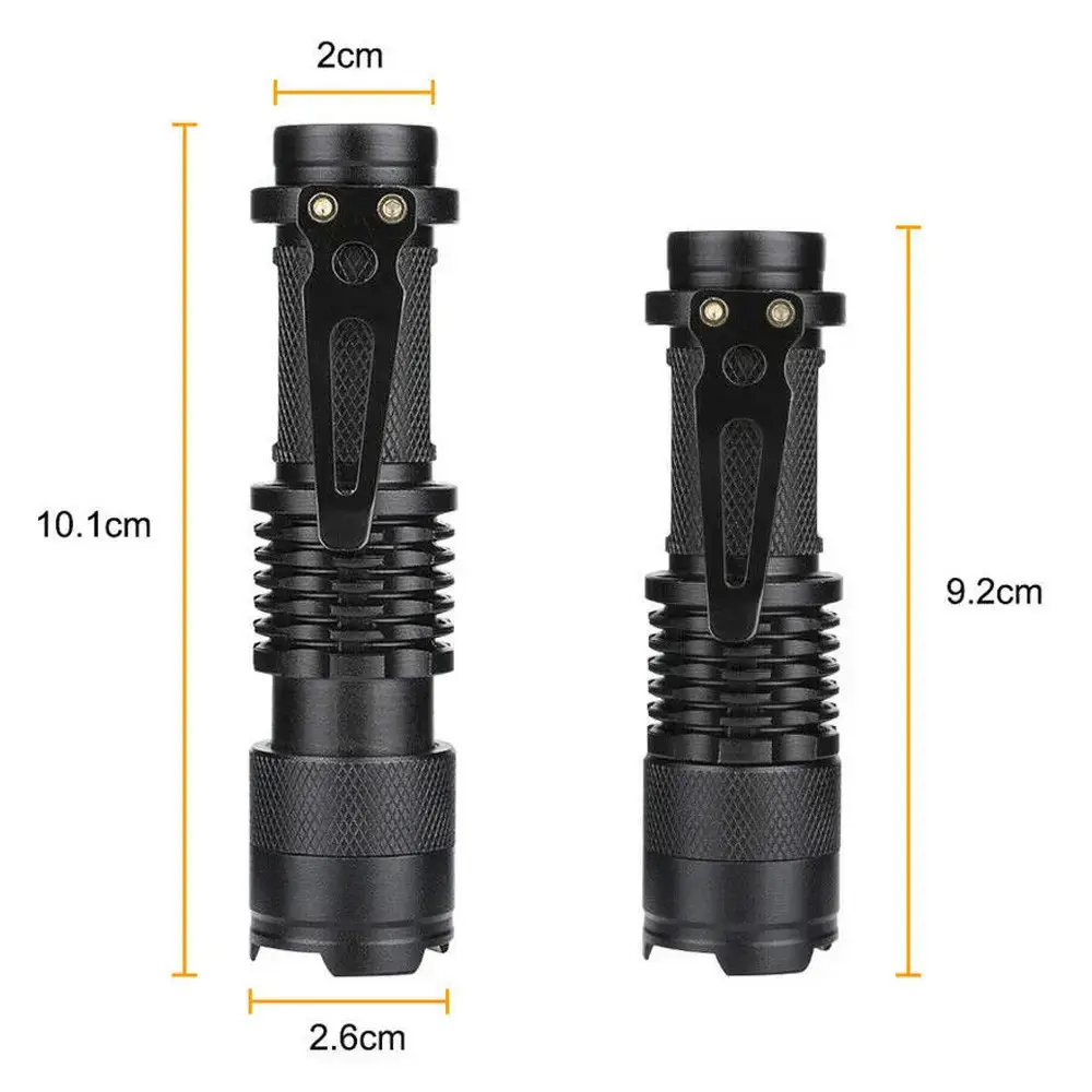 Ліхтар ручний з червоним світлом K11-RED XPE zoom +1хAА 14500 1режим ), зображення 2