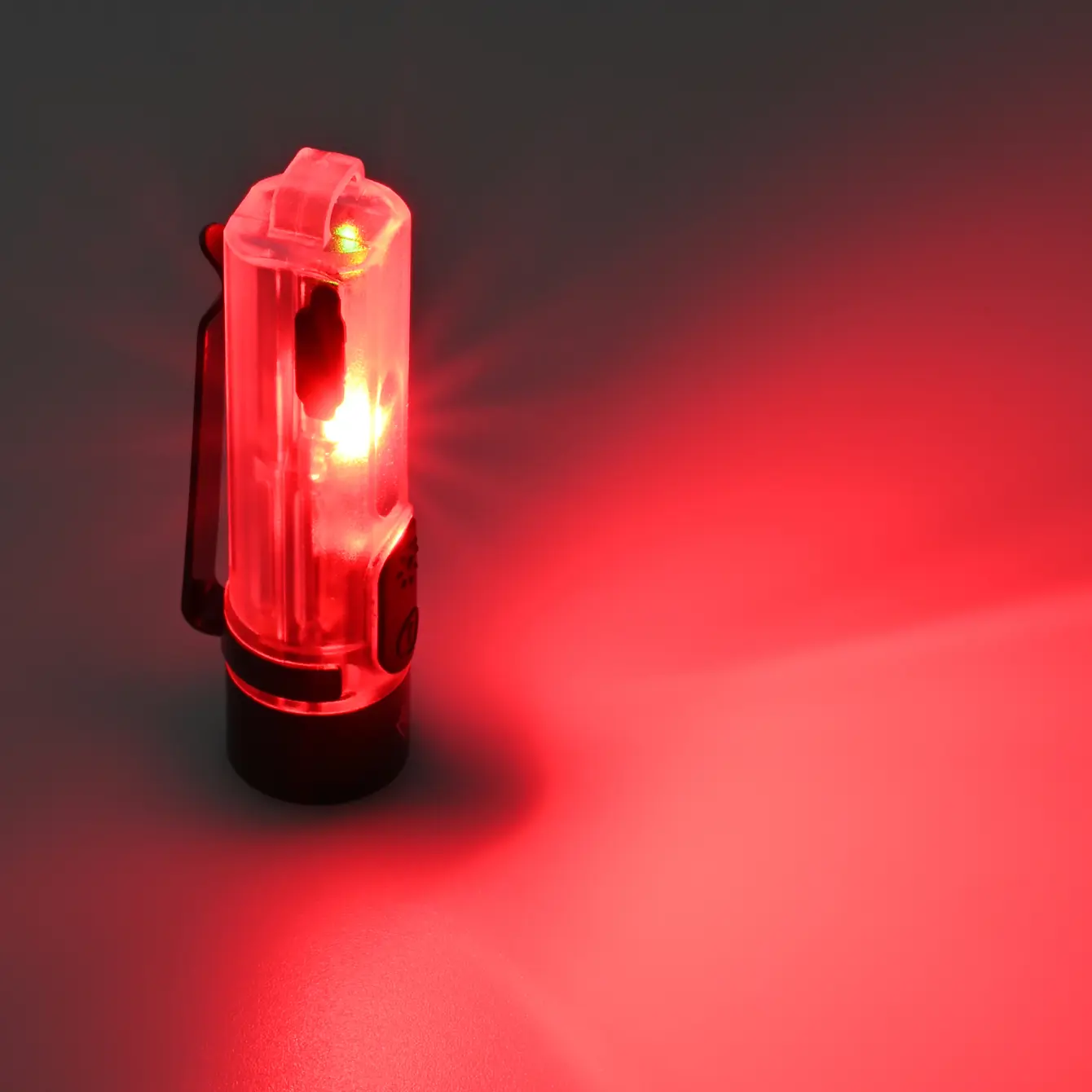 Ліхтарий брилок VIDEX VLF-AK012 400Lm 135м Li-pol 601045 250mAh, біле, червоне, УФ світло від батарейки.com.ua