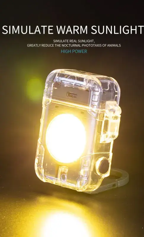 Ліхтарик ручний D52-2 білий, жовтий, червоний, запальничка, Type-C 8 режимів), зображення 6