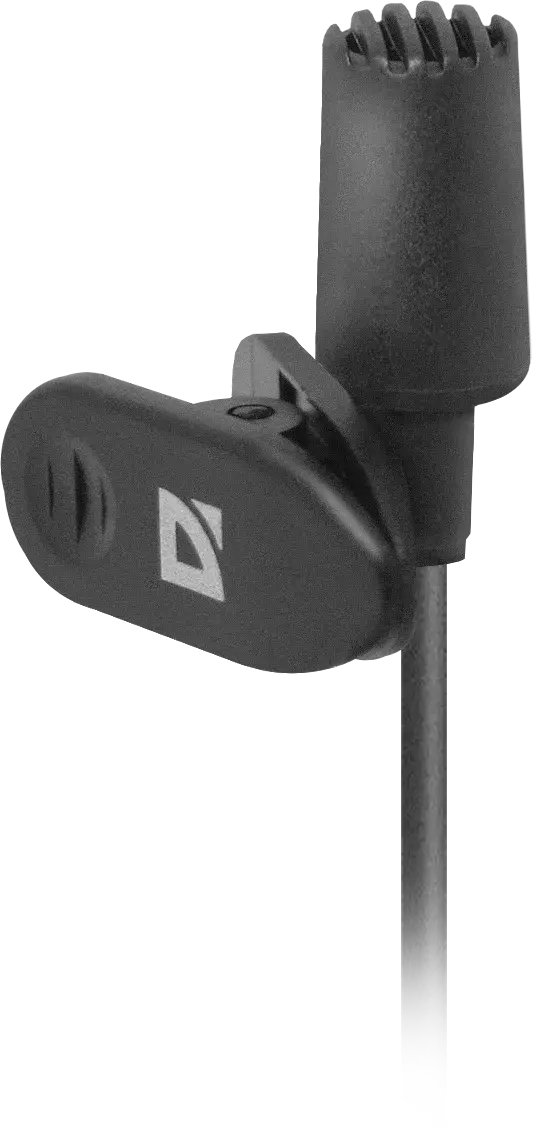 Мікрофон DEFENDER MIC-109 чорний, на прищіпці, 1,8 м), зображення 6 Мікрофон DEFENDER MIC-109 чорний, на прищіпці, 1,8 м), зображення 6