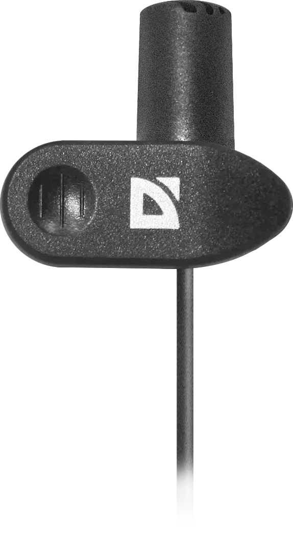 Мікрофон DEFENDER MIC-109 чорний, на прищіпці, 1,8 м), зображення 7 Мікрофон DEFENDER MIC-109 чорний, на прищіпці, 1,8 м), зображення 7