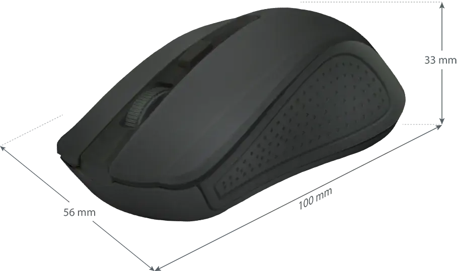 Миша бездротова DEFENDER Accura MM-935 4 кнопки 800-1600 dpi чорна), зображення 5 Миша бездротова DEFENDER Accura MM-935 4 кнопки 800-1600 dpi чорна), зображення 5