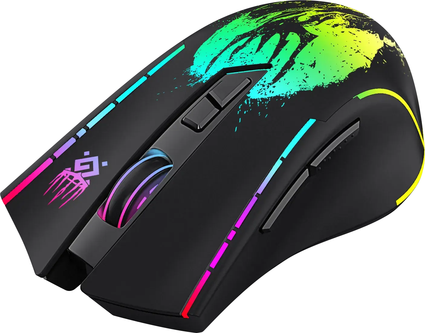 Миша бездротова DEFENDER ігрова Kronos GM-695 чорна), зображення 8