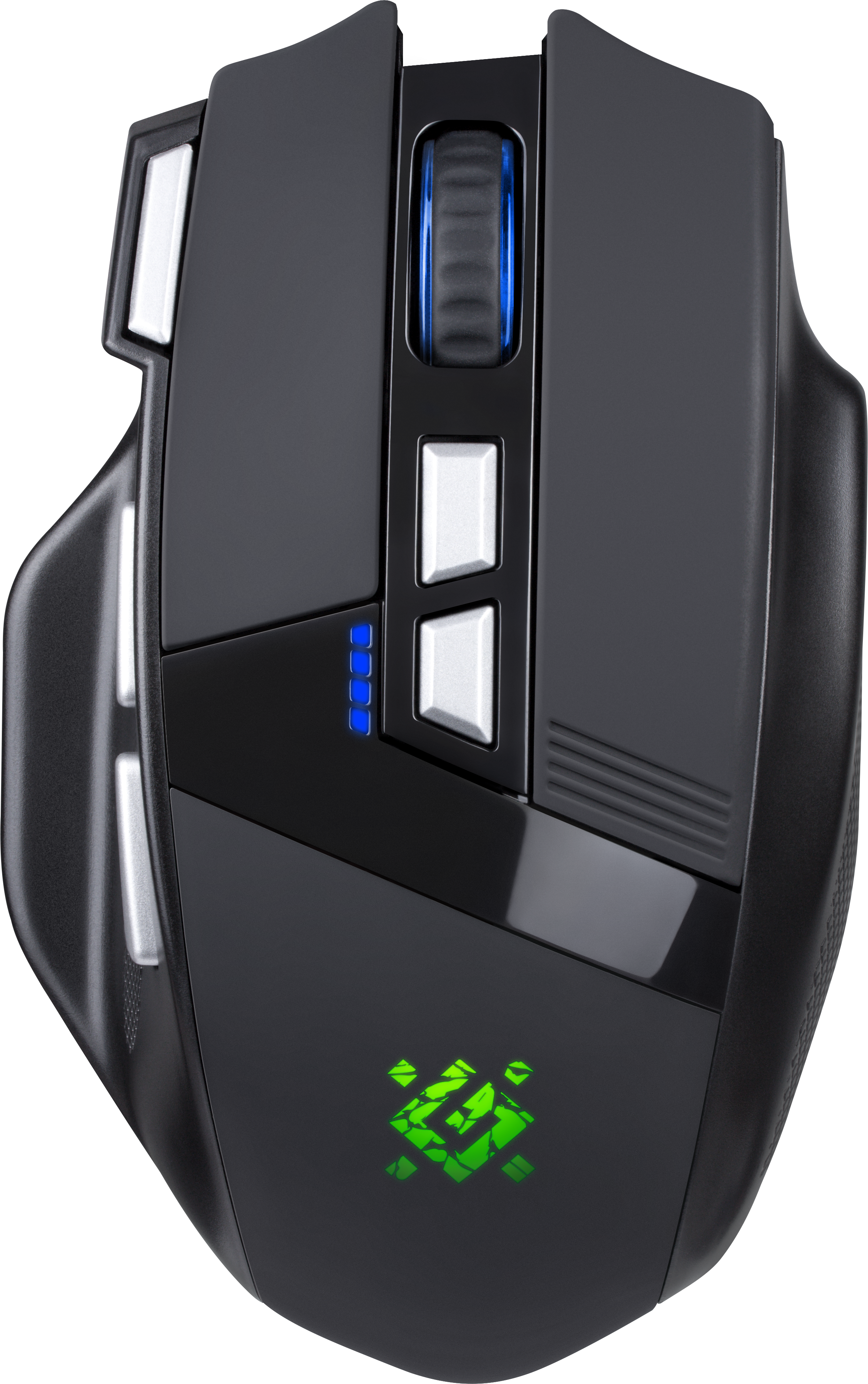 Миша бездротова ігрова DEFENDER Knight GM-885 3200dpi, 7 кнопок, RGB підсвітка  від батарейки.com.ua