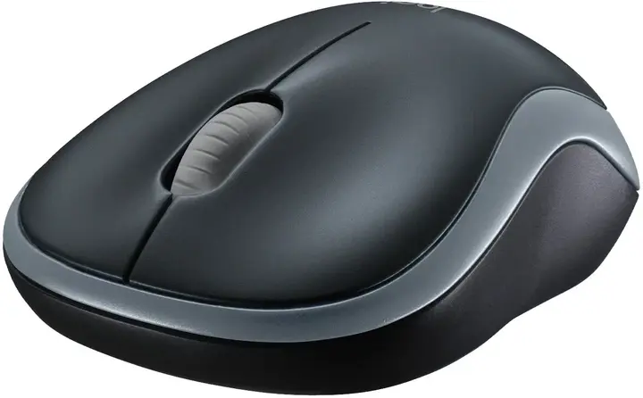 Миша бездротова Logitech M185 Wireless OPT Black/Grey), зображення 3
