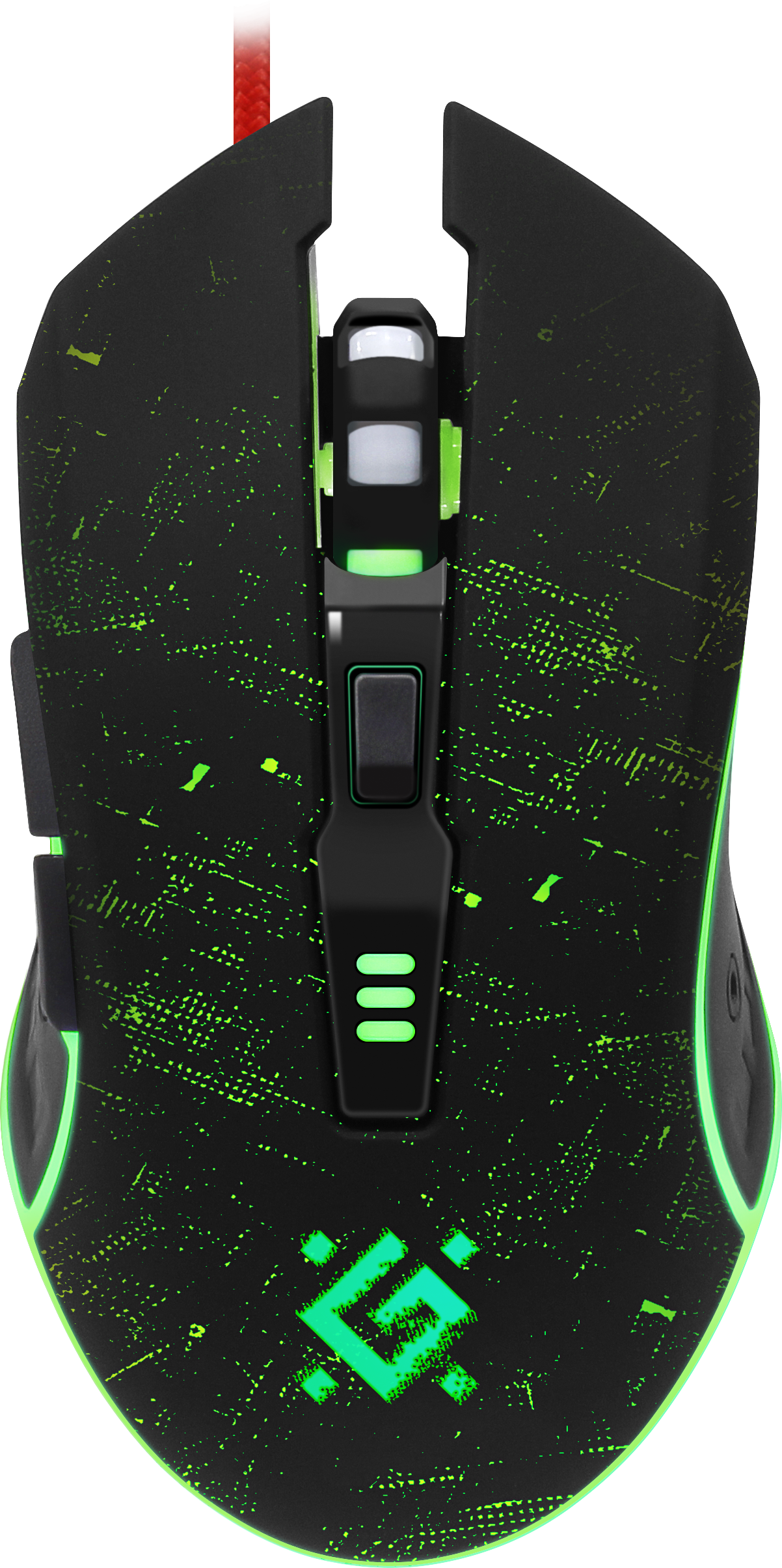 Миша ігрова DEFENDER Draglen GM-907 5кнопок, 7200 dpi, USB, RGB підсвітка чорна), зображення 5