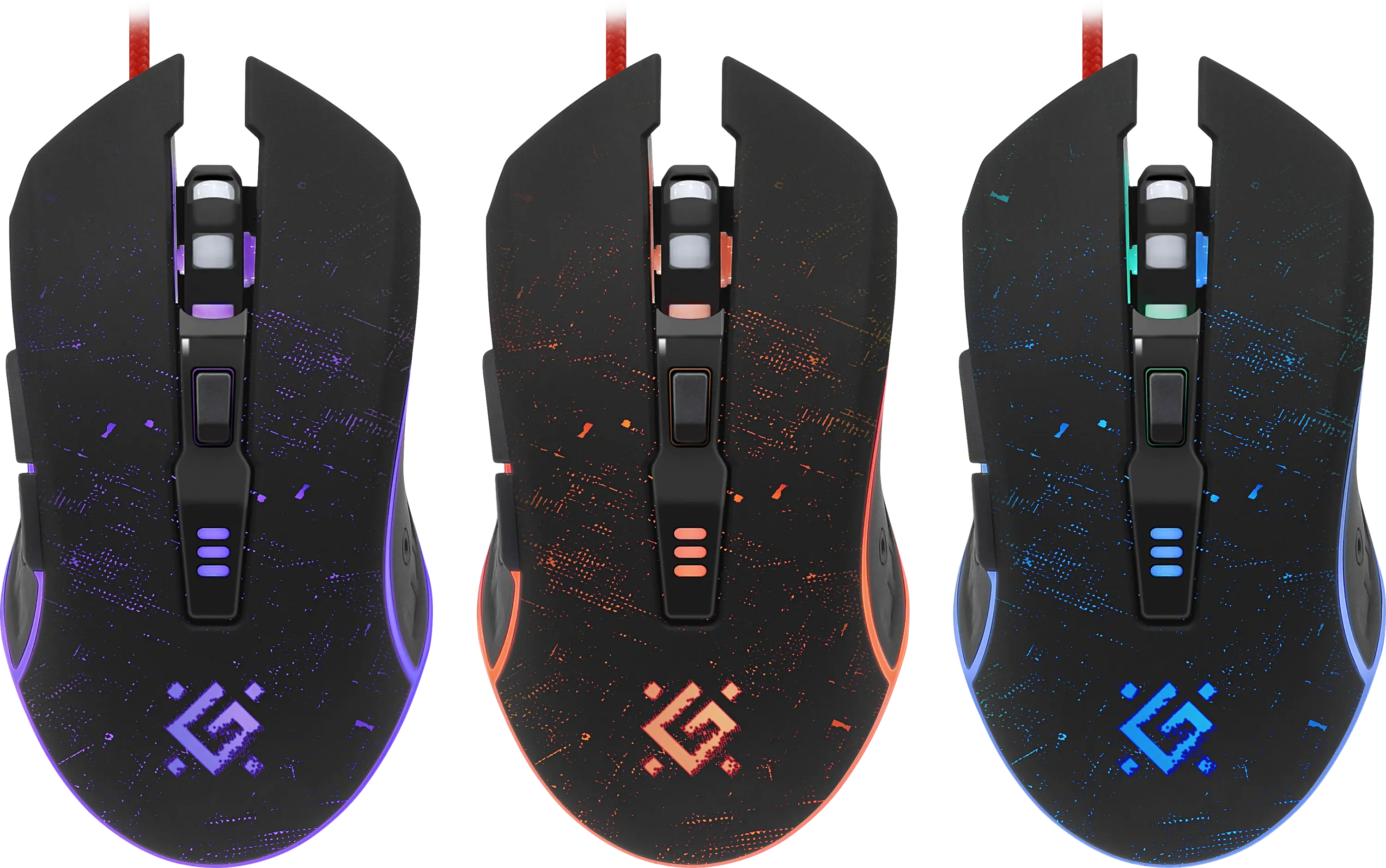 Миша ігрова DEFENDER Draglen GM-907 5кнопок, 7200 dpi, USB, RGB підсвітка чорна), зображення 6