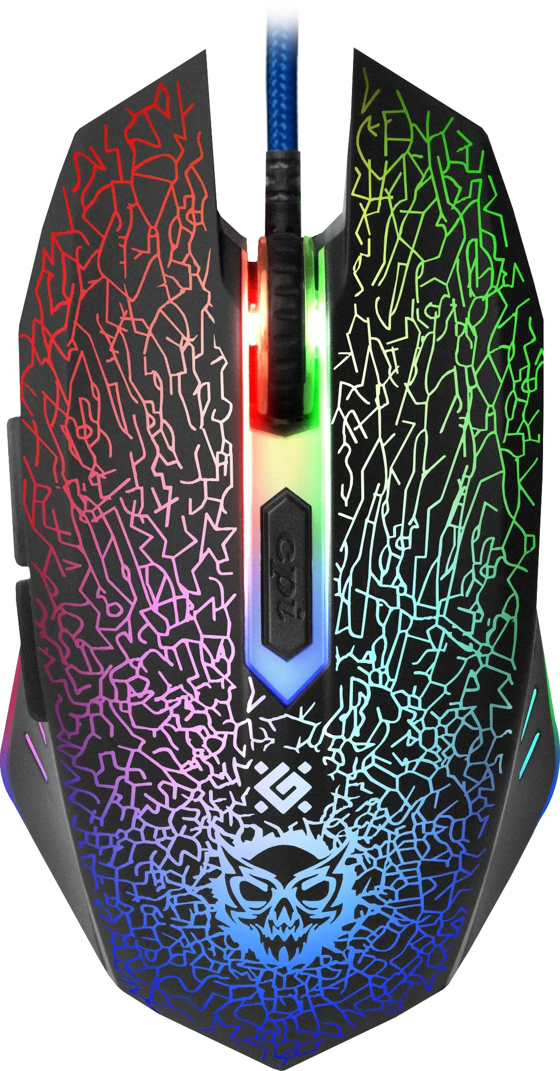 миша ігрова DEFENDER Shock GM-110L 3200dpi, 6 кнопок, RGB підсвітка, килимок у подарунок), зображення 13