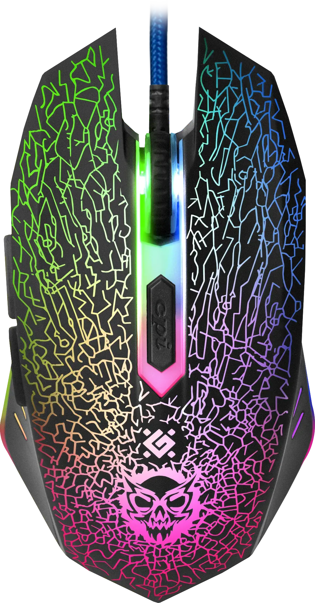 миша ігрова DEFENDER Shock GM-110L 3200dpi, 6 кнопок, RGB підсвітка, килимок у подарунок), зображення 11