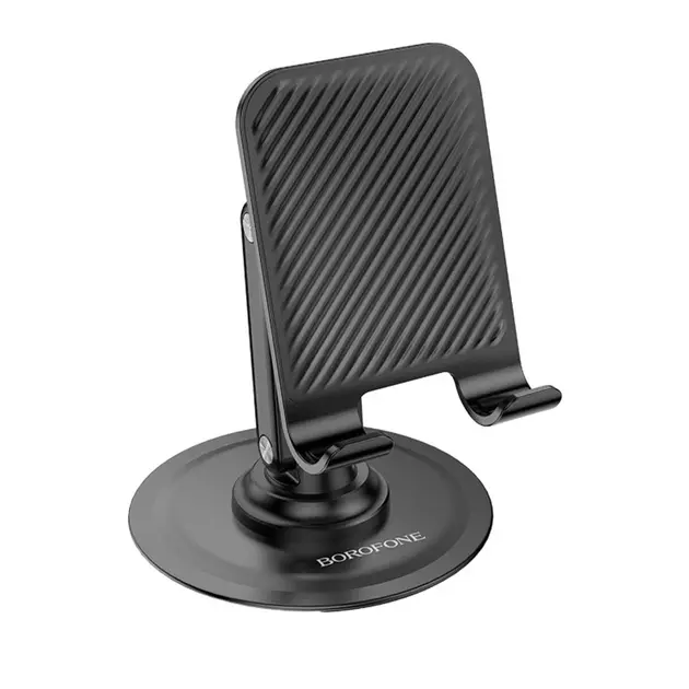 Настільний тримач для телефона BOROFONE BH128 Admirado Dual-Axis Rotating Desktop Stand Black чорний), зображення 11