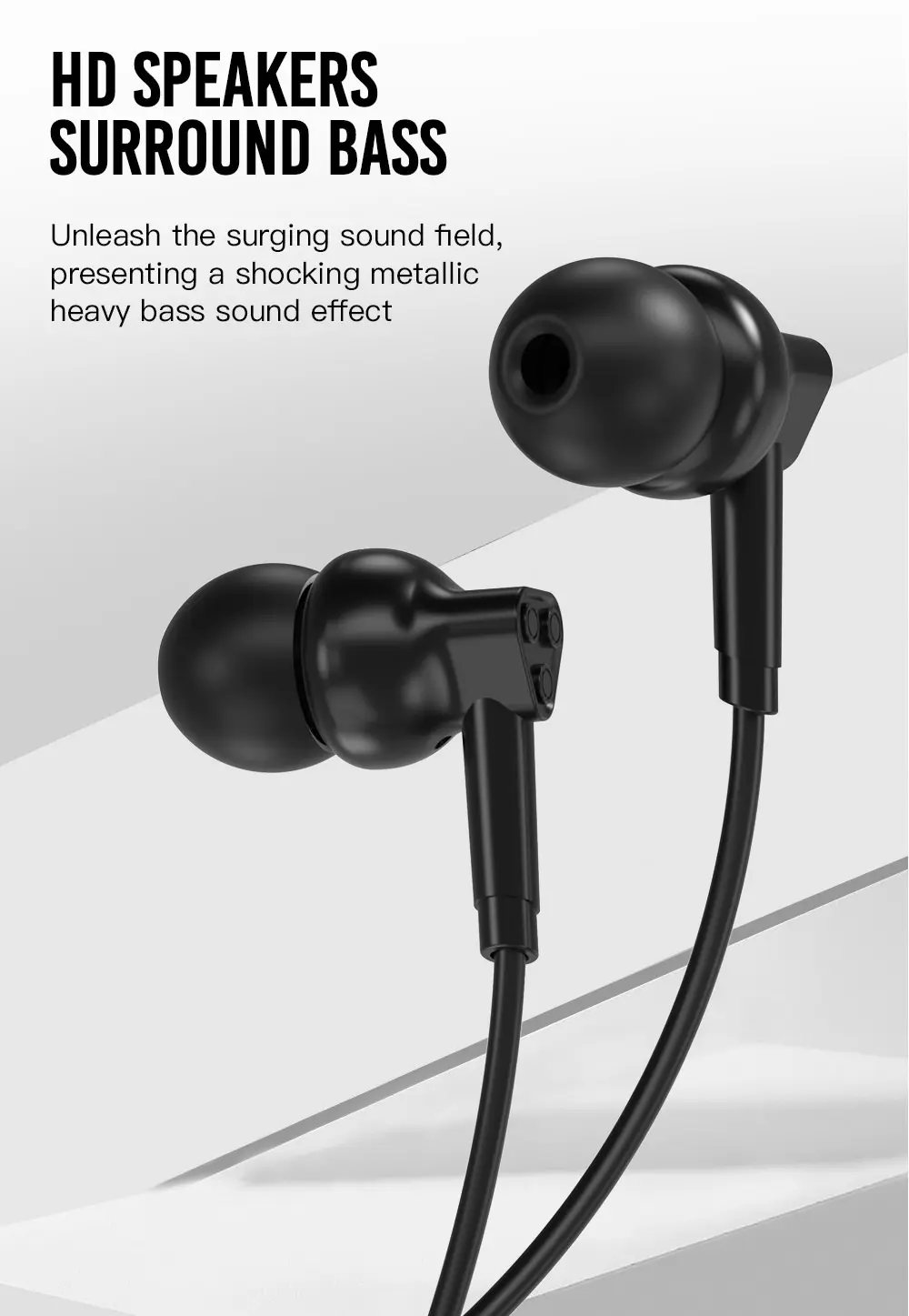 Навушники XO EP33 чорні ), зображення 8