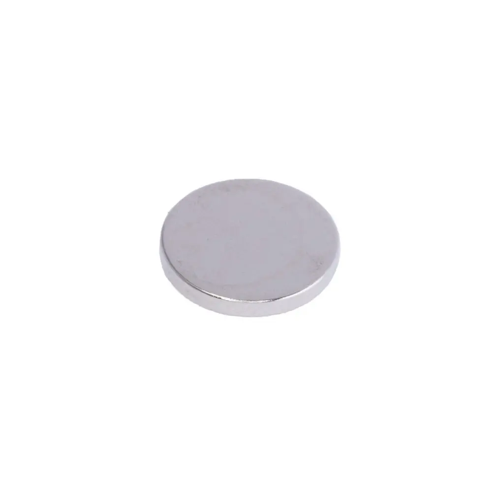 Неодимовий магніт для плюсової клеми 8х1мм N50 NdFeB (Виробник: HHII Матеріал: N50, NdFeB, Ni + Cu + Ni (нікель) Габарити: Диск (циліндр), D = 8мм, h = 1мм Тип: Неодимовий Форма: Диск (циліндр)) від батарейки.com.ua