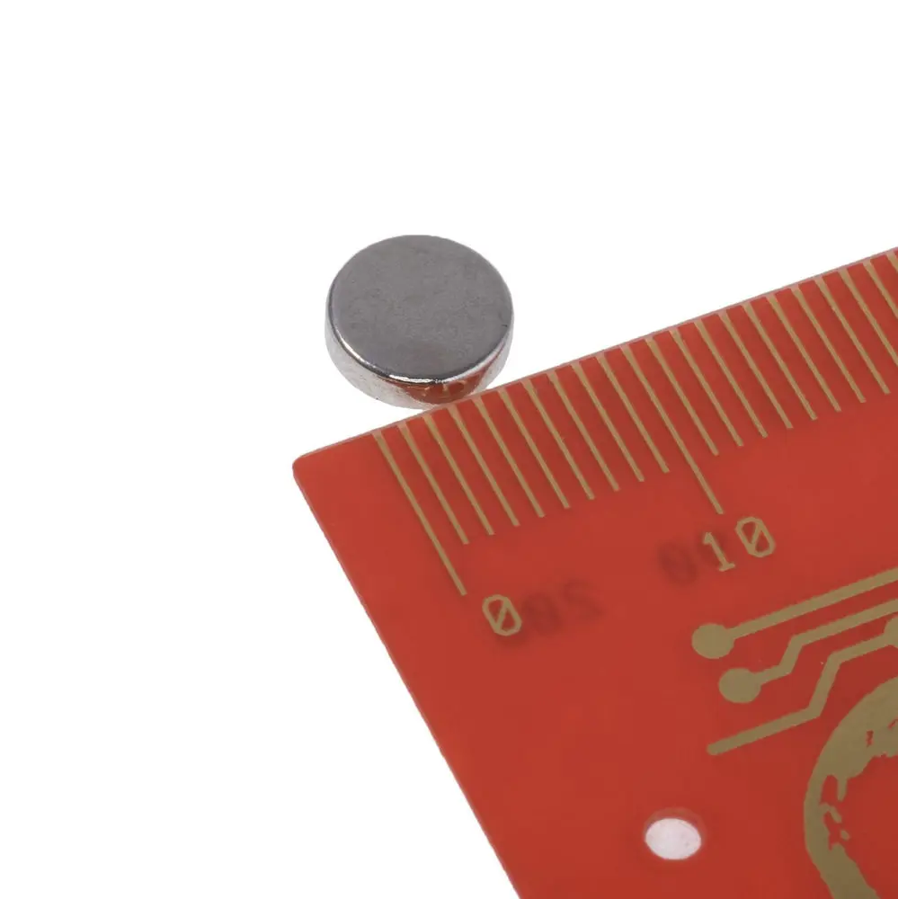 Неодимовий магніт для плюсової клеми АКБ 7х2мм N38, NdFeB, Ni+Cu+Ni 0,55kg), зображення 2