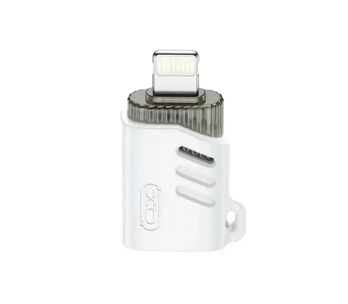 Перехідник OTG XO NB256A USB AF>iPhone Білий від батарейки.com.ua