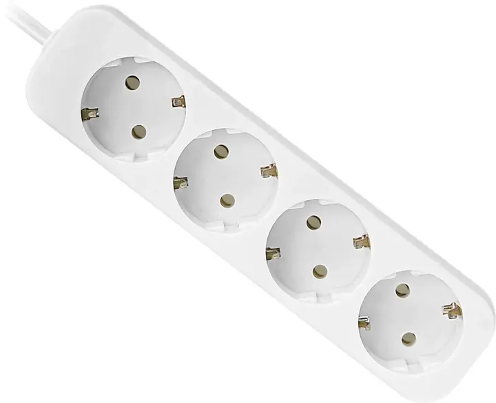 Подовжувач із заземленням DEFENDER E450 5.0 м, 4 розетки), зображення 6