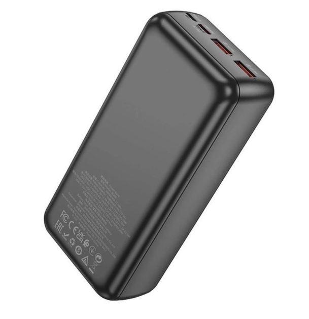 power bank BOROFONE BJ38B 2USB, Type-C PD20W QC3.0 30000mAh чорний), зображення 4 power bank BOROFONE BJ38B 2USB, Type-C PD20W QC3.0 30000mAh чорний), зображення 4