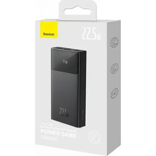power bank Baseus PPXJ080001 20000mAh 22,5W Display black), зображення 5 power bank Baseus PPXJ080001 20000mAh 22,5W Display black), зображення 5