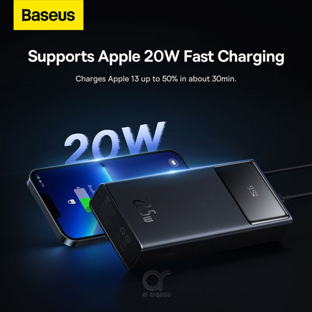power bank Baseus PPXJ080101 30000mAh 22.5W Display чорний), зображення 6