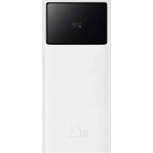 power bank Baseus PPXJ080102 30000mAh 22.5W Display білий), зображення 2 power bank Baseus PPXJ080102 30000mAh 22.5W Display білий), зображення 2