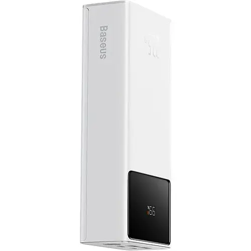 power bank Baseus PPXJ080102 30000mAh 22.5W Display білий), зображення 5 power bank Baseus PPXJ080102 30000mAh 22.5W Display білий), зображення 5