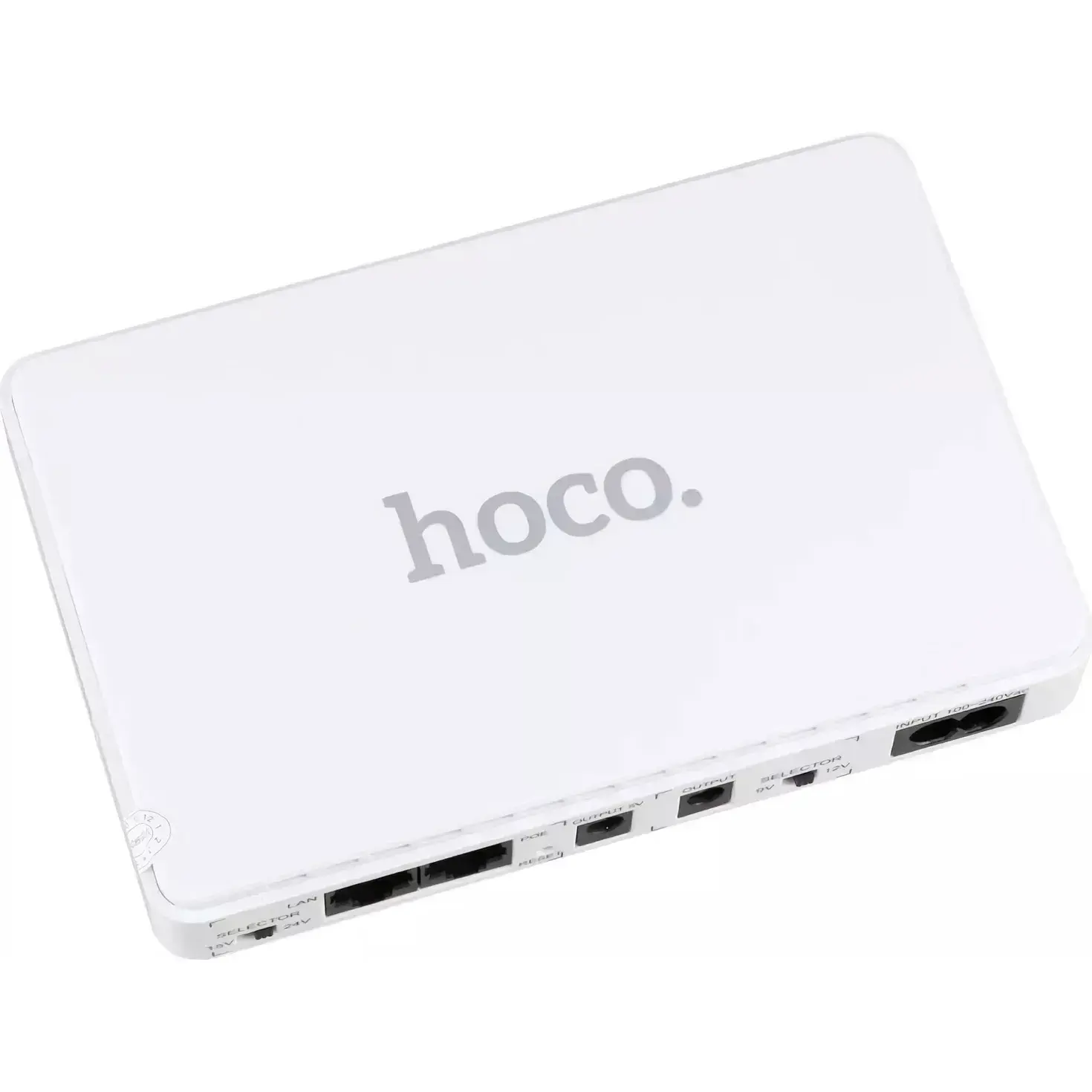 power bank Hoco DB25 8800mAh для роутерів 5V/9V/12V білий (smart mini UPS)), зображення 4