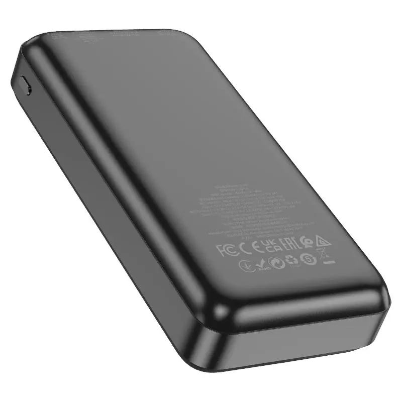 power bank Hoco J101А 20000mAh PD20W QC3.0 22.5W black), зображення 3 power bank Hoco J101А 20000mAh PD20W QC3.0 22.5W black), зображення 3