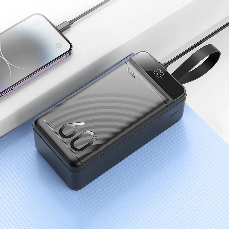 power bank Hoco J123С 60000mAh PD20W QC3.0 22.5W чорний), зображення 7