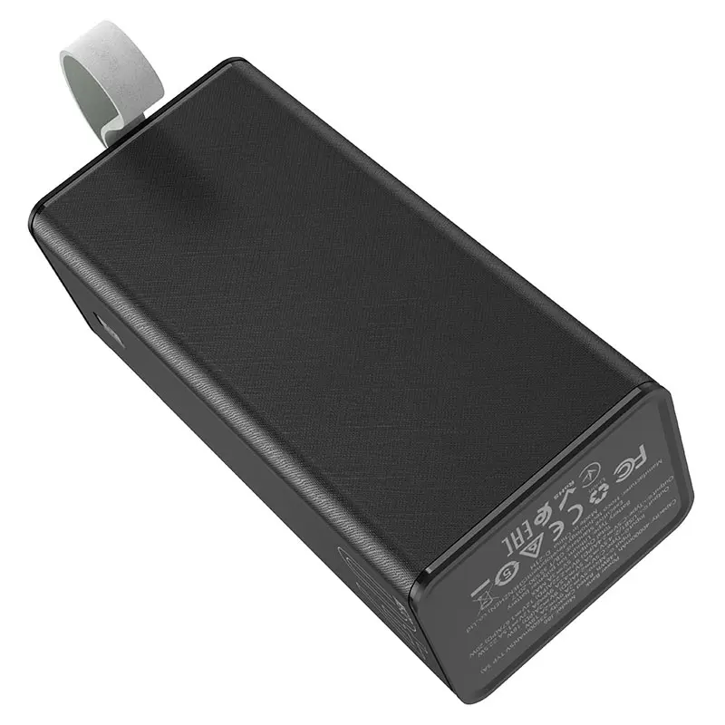 power bank Hoco J86 40000mAh PD20W QC3.0 LCD Lamp Black), зображення 4