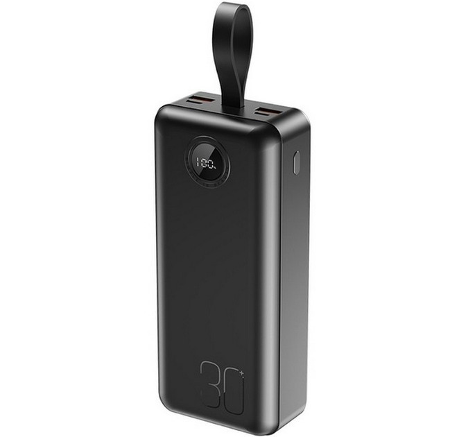 power bank XO PR240 30000mAh USB-C 20W USB-A 22.5W чорний від батарейки.com.ua