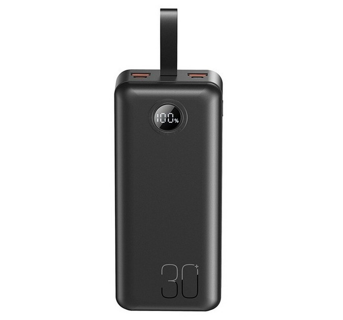 power bank XO PR240 30000mAh USB-C 20W USB-A 22.5W чорний), зображення 3 power bank XO PR240 30000mAh USB-C 20W USB-A 22.5W чорний), зображення 3