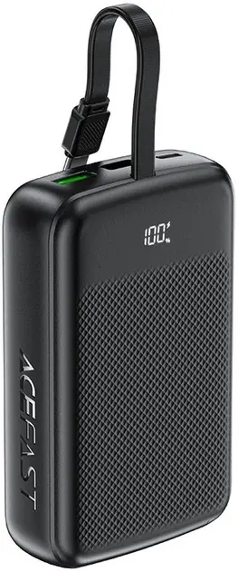 power bank ACEFAST M14 20000mAh PD20W+QC3.0 22.5W чорний), зображення 4