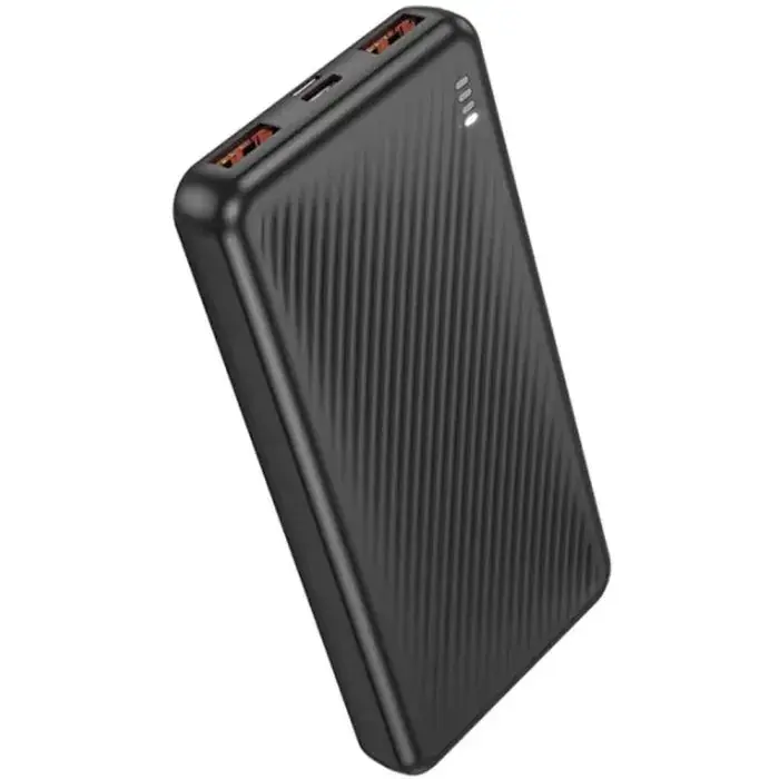 power bank BOROFONE BJ56 Graceful 10000mAh 2xUSB 1xType-C 22.5W PD20W чорний), зображення 8