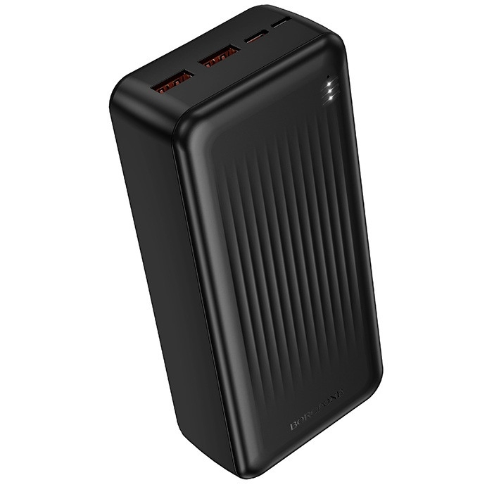 power bank BOROFONE BJ80B 30000mAh 2xUSB 2xType-C 22.5W PD20W чорний ), зображення 5