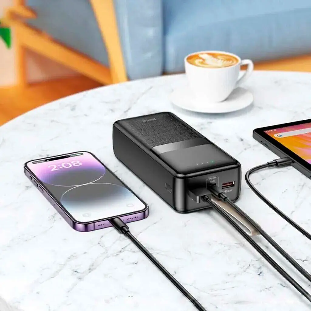 power bank Hoco DB107 Mercurius 30000mAh PD20W+QC3.0 22.5W чорний), зображення 6