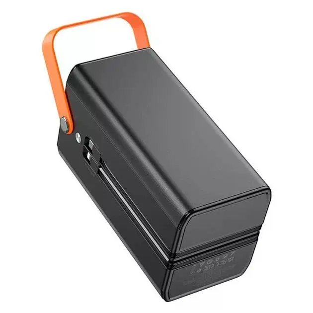 power bank Hoco DB49  Action 100000mAh 22.5W чорний), зображення 3