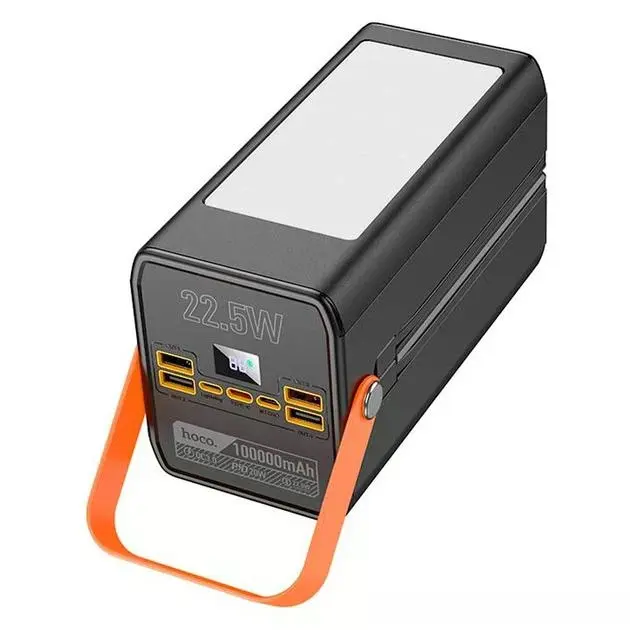 power bank Hoco DB49  Action 100000mAh 22.5W чорний), зображення 5