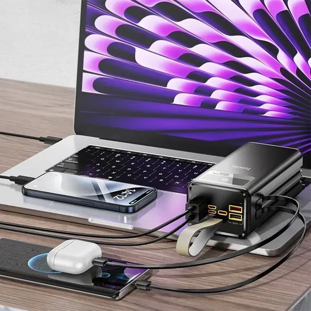 power bank Hoco DB58A Plentifu 40000mAh 22.5W чорний), зображення 2