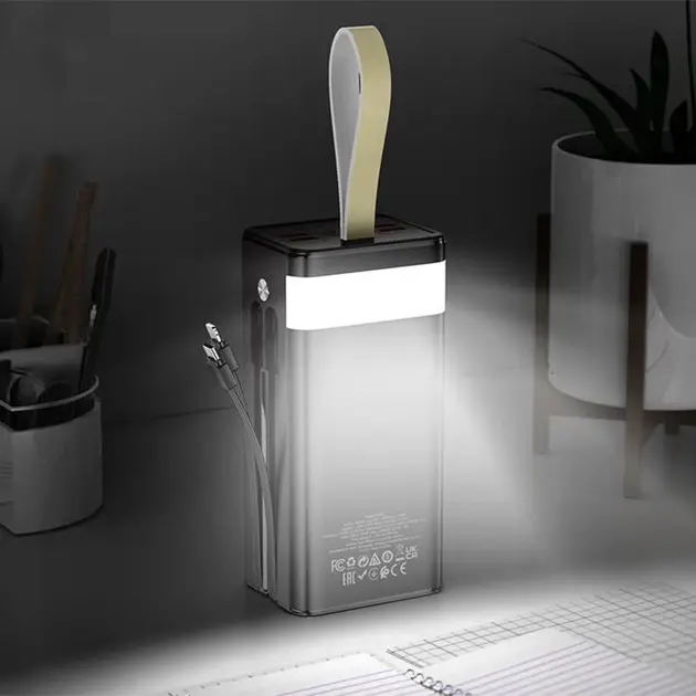 power bank Hoco DB58A Plentifu 40000mAh 22.5W чорний), зображення 3