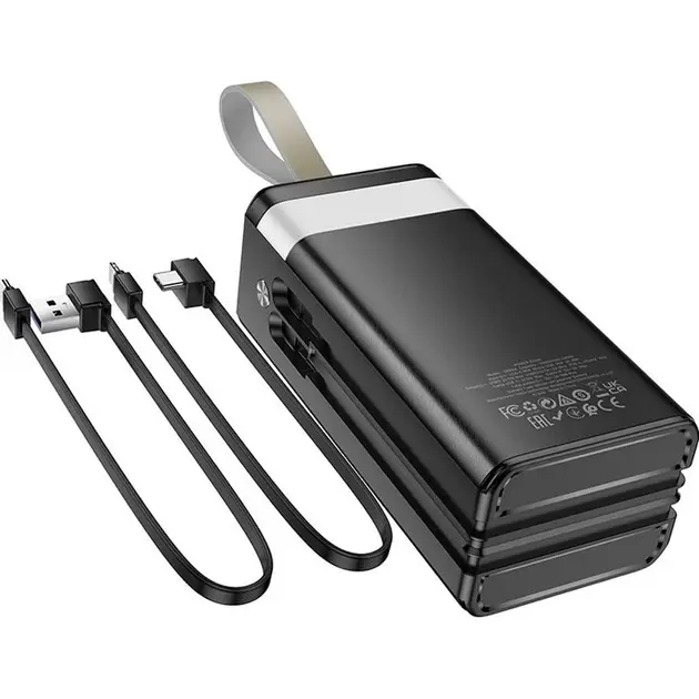power bank Hoco DB58A Plentifu 40000mAh 22.5W чорний), зображення 5