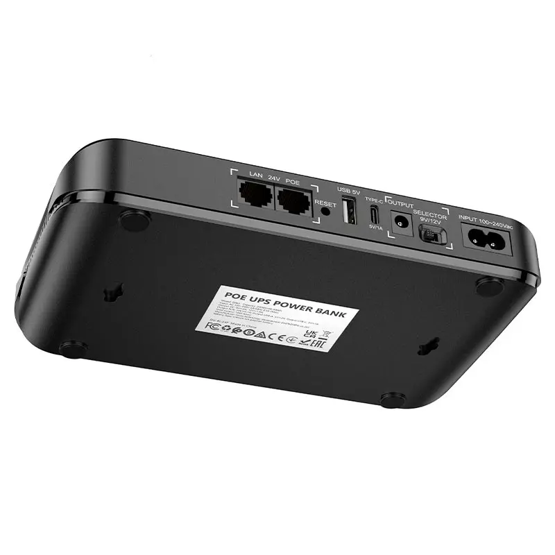 power bank Hoco DB62 Imperial emergency ДБЖ для роутерів UPS 5-12V/18W 20000mAh Black), зображення 5